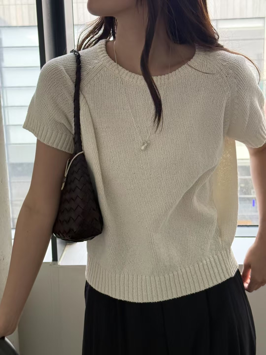 AMYGRACE東大門直郵女士新品休閑時尚推薦人氣真品25春夏針織衫AMYGRACE針織衫