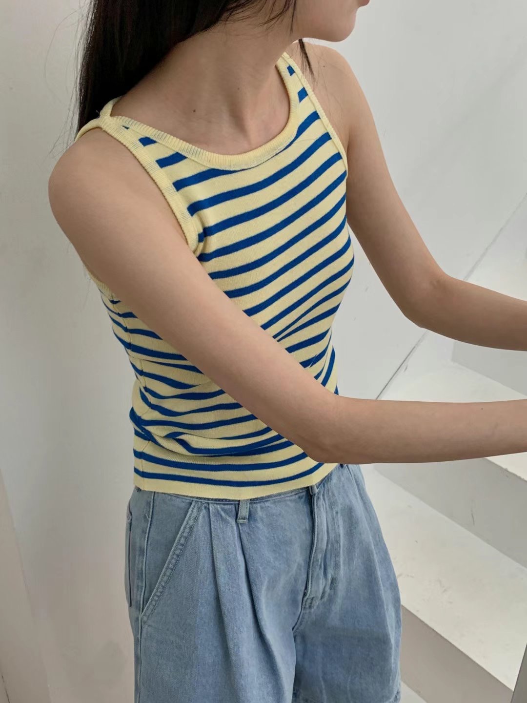 FOLLOW B韓國直郵女裝新品時尚人氣職業25春夏推薦吊帶背心FOLLOW B吊帶/背心圖色3