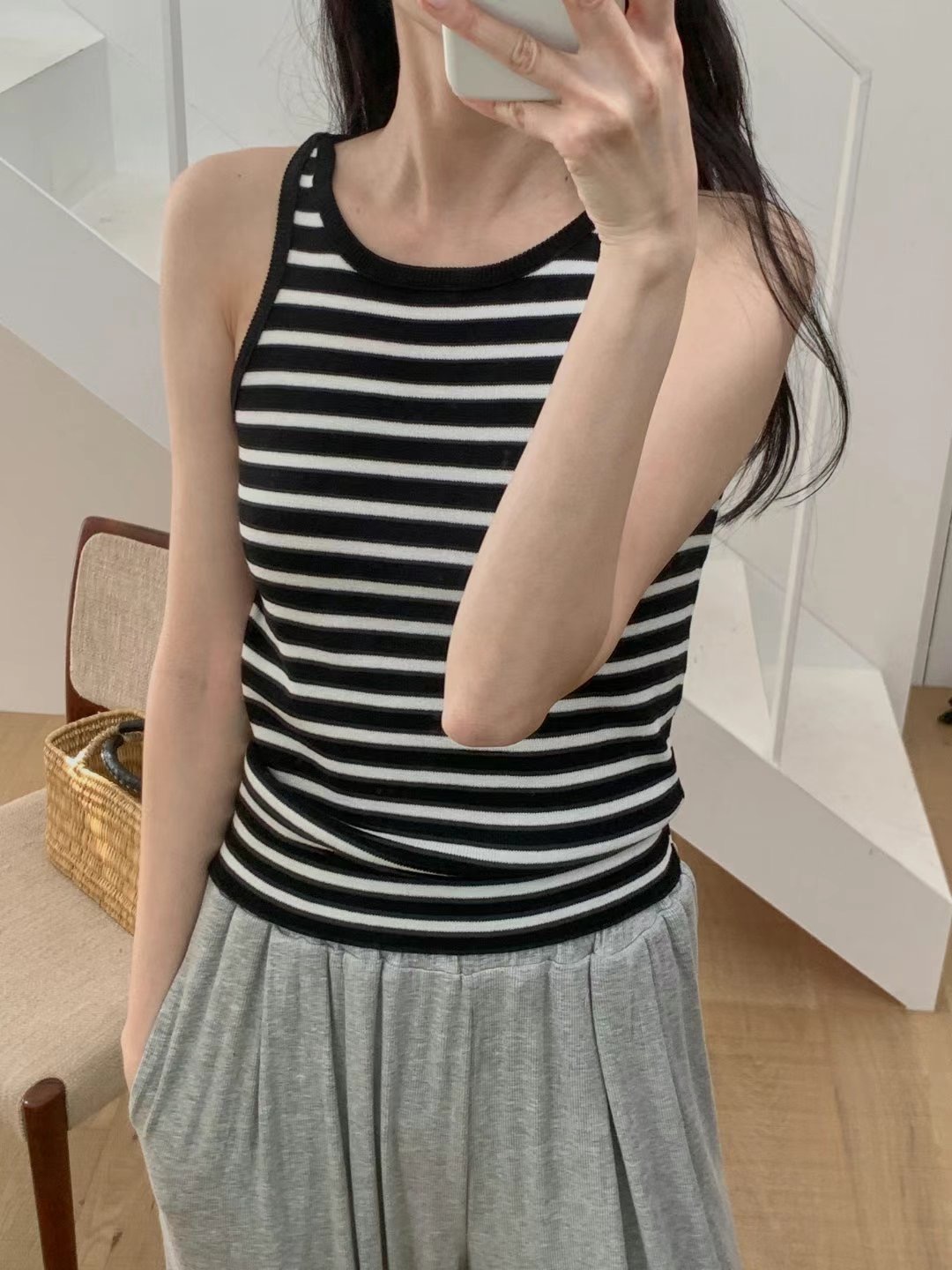 FOLLOW B韓國直郵女裝新品時尚人氣職業25春夏推薦吊帶背心FOLLOW B吊帶/背心圖色7