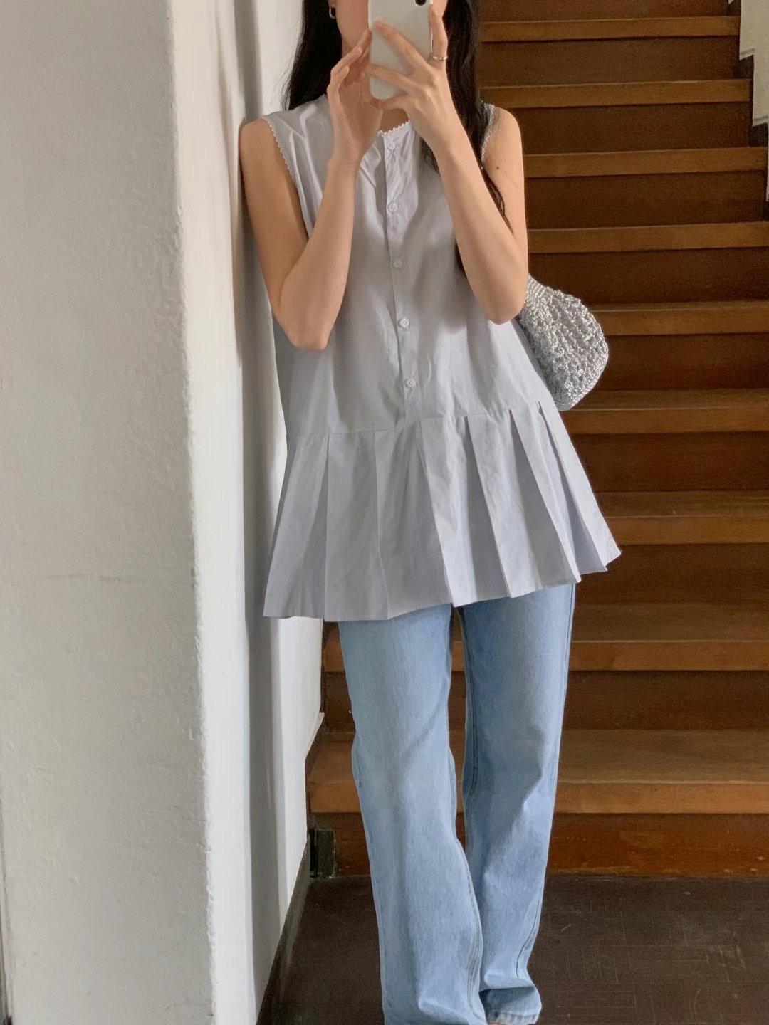 FOLLOW B韓國代購女士新款人氣時尚職業真品熱賣25春夏連衣裙FOLLOW B連衣裙