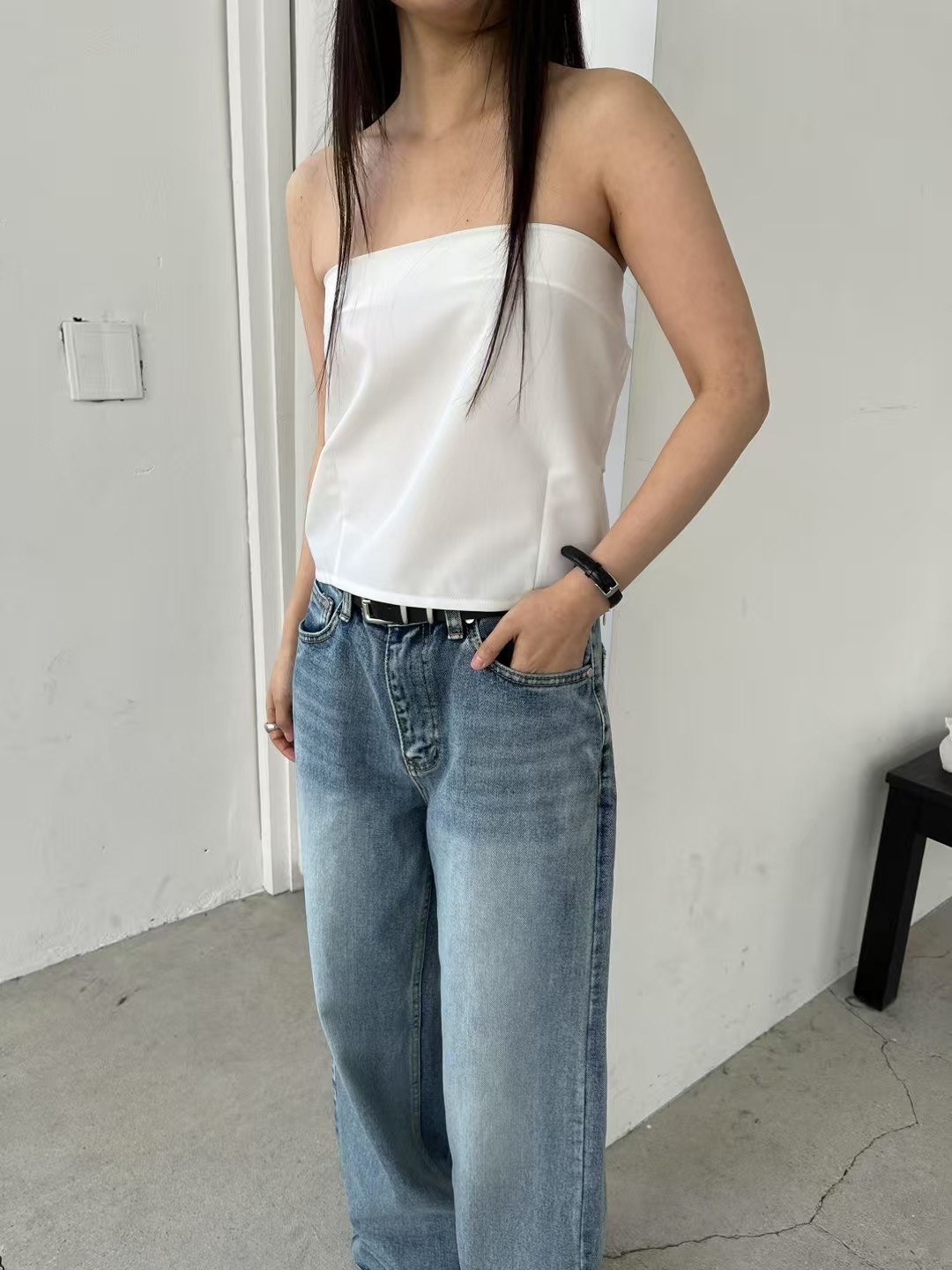 PAZ東大門代購女裝新品真品人氣熱賣推薦時尚25春夏吊帶背心羅紋PAZ吊帶/背心