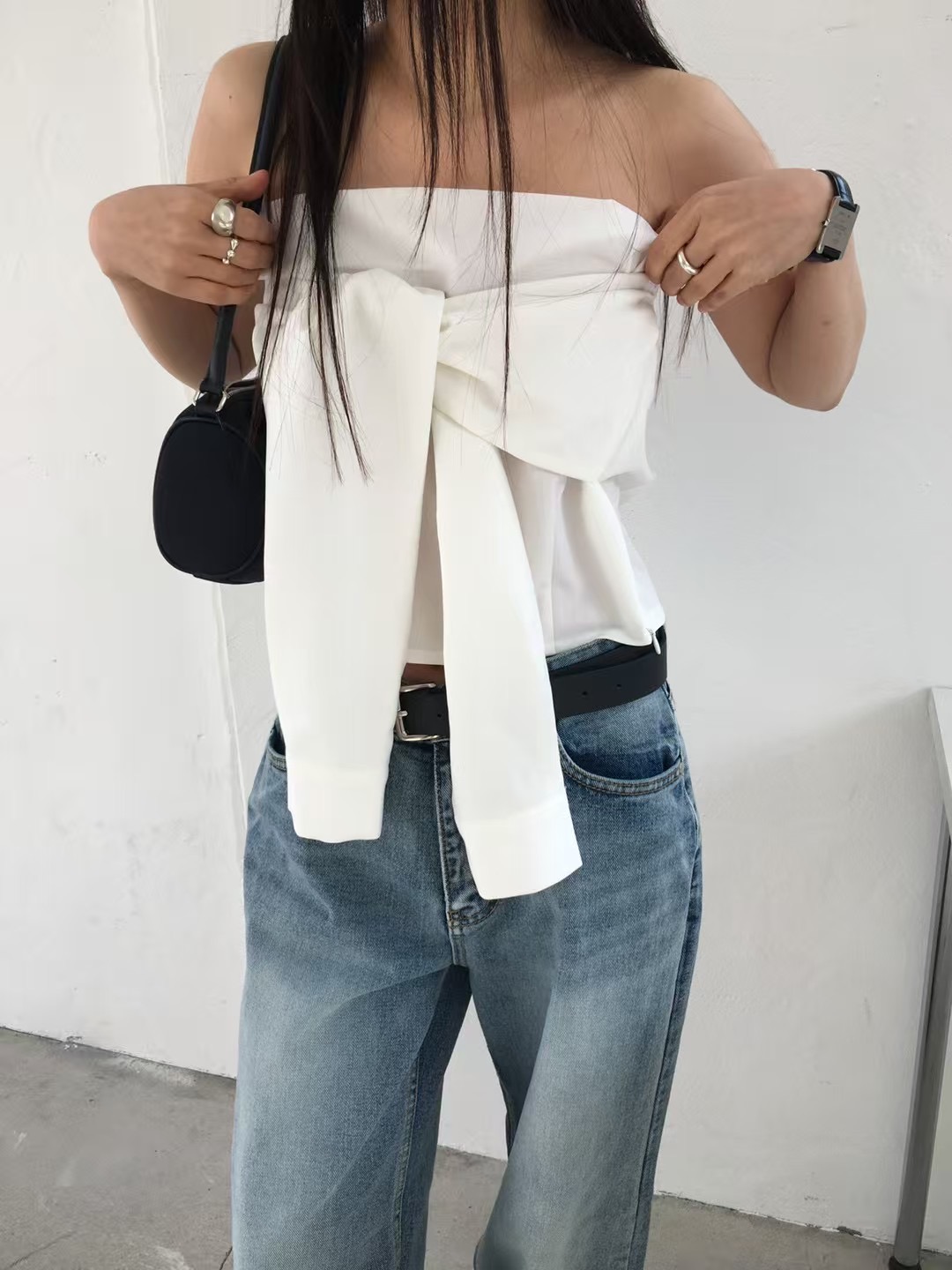 PAZ東大門代購女裝新品真品人氣熱賣推薦時尚25春夏吊帶背心羅紋PAZ吊帶/背心