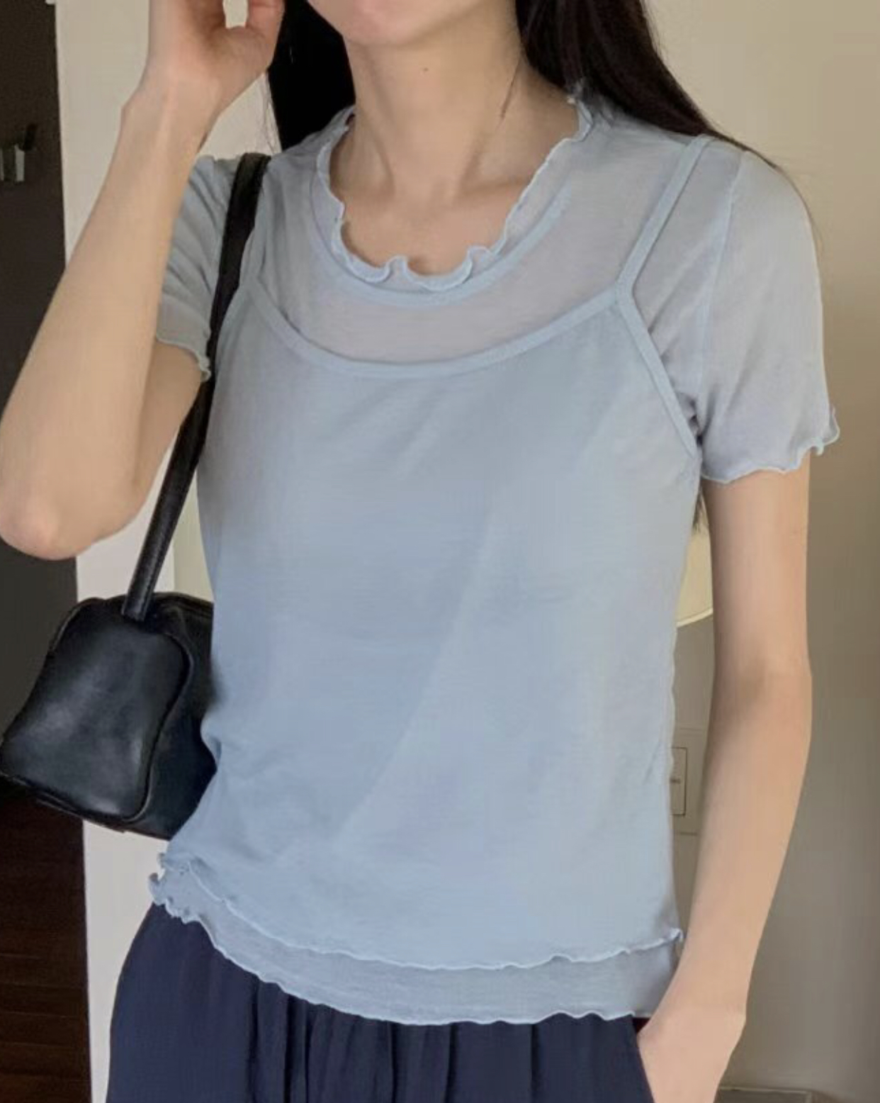 FOLLOW B韓國直郵女裝新款職業時尚25春夏休閑熱賣套裝兩件套FOLLOW B套裝圖色5
