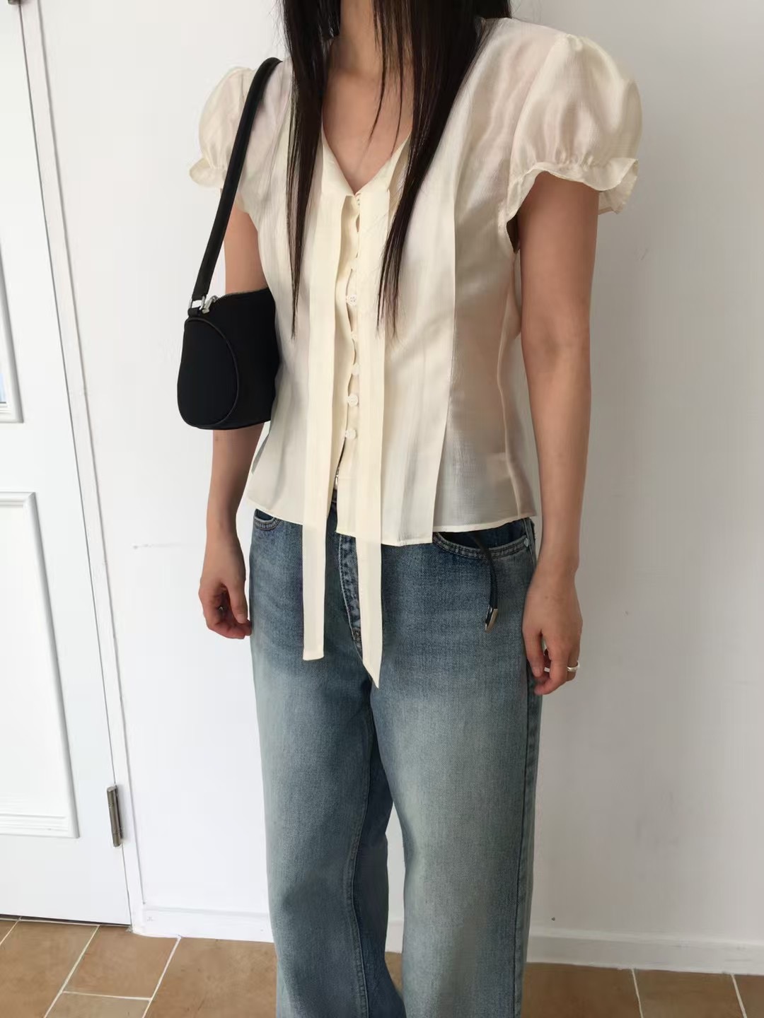 PAZ東大門直郵女裝新款職業推薦真品25春夏熱賣時尚襯衫蕾絲衫PAZ襯衫/蕾絲衫
