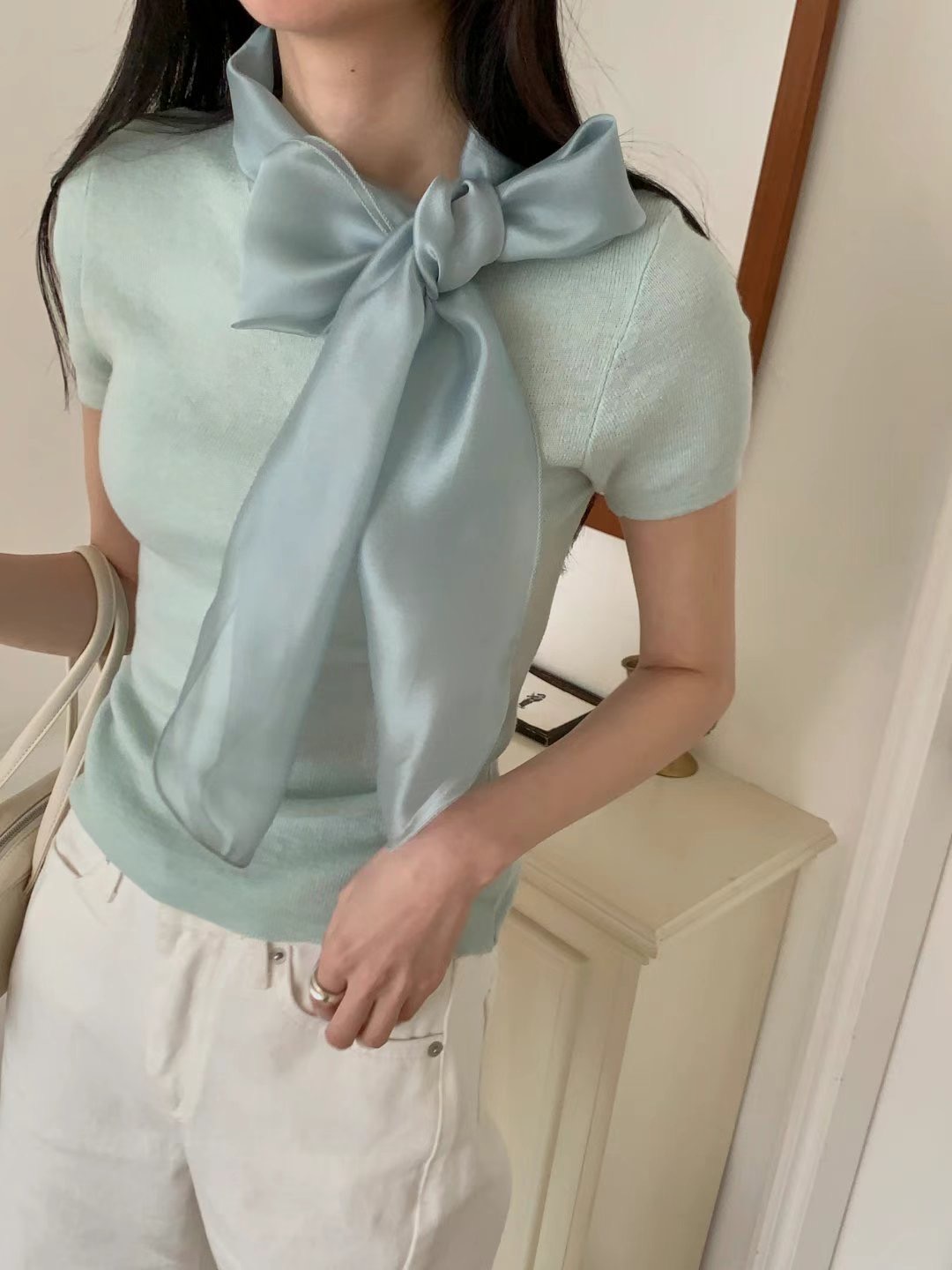 FOLLOW B東大門代購女士新款時尚人氣熱賣真品職業襯衫蕾絲衫FOLLOW B襯衫/蕾絲衫圖色2