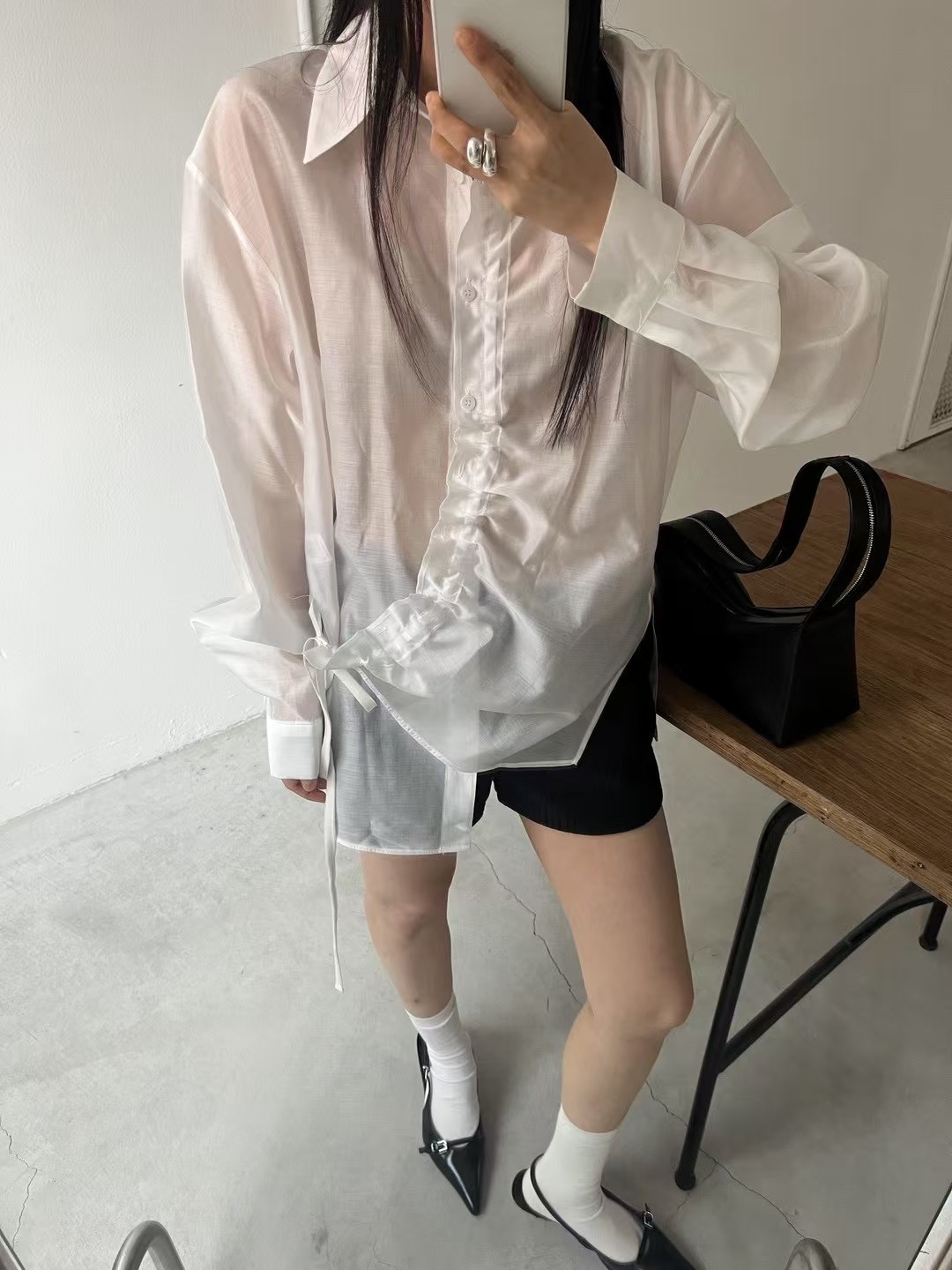 PAZ東大門直郵女士新款熱賣休閑推薦真品人氣職業襯衫蕾絲衫PAZ襯衫/蕾絲衫圖色3