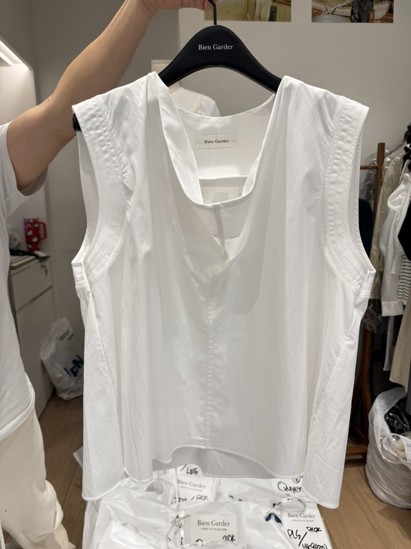 BIEN GARDER東大門實拍女士新款時尚真品熱賣25春夏吊帶背心BIEN GARDER吊帶/背心圖色1