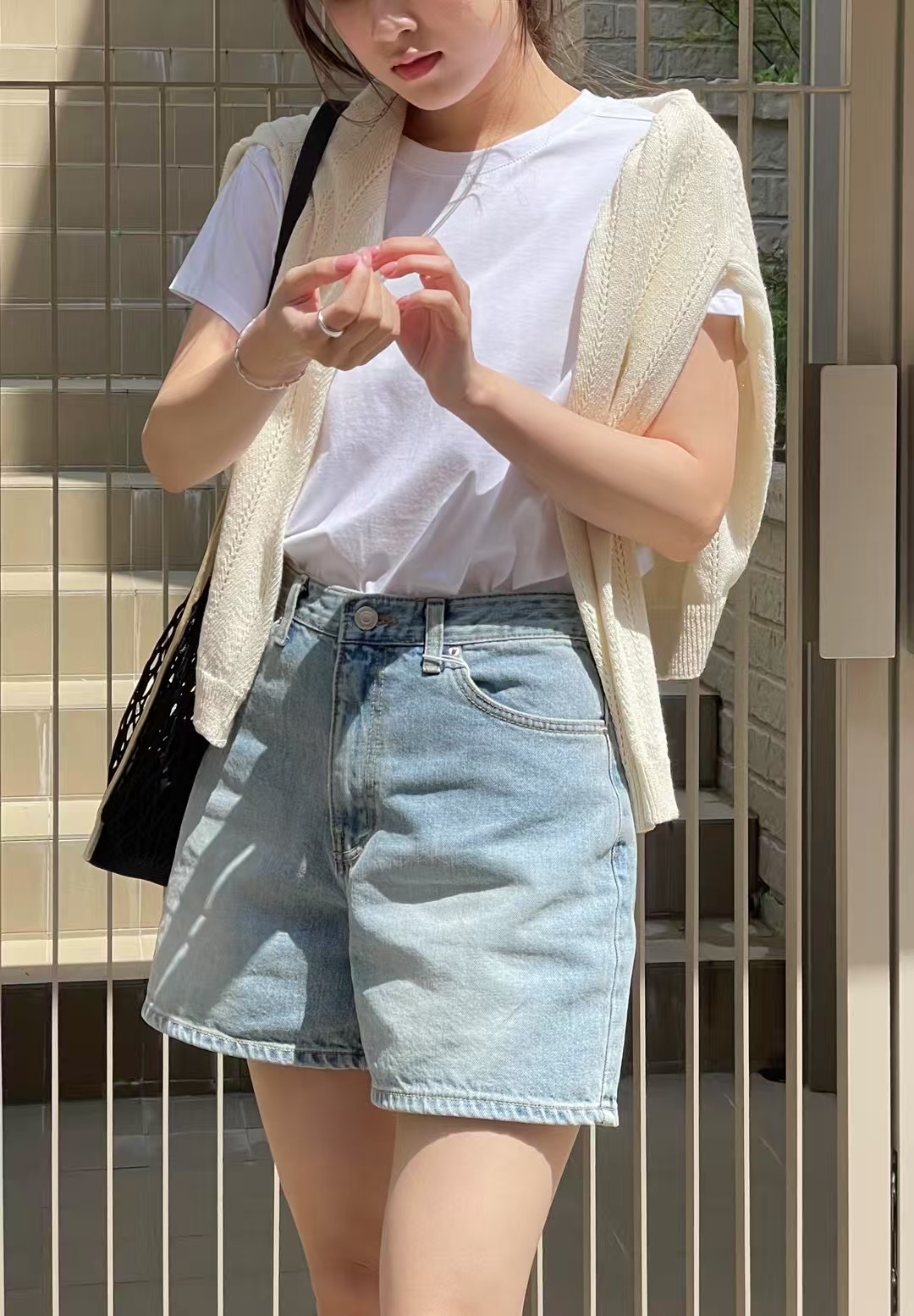 AMYGRACE韓國直郵女裝新品25春夏推薦熱賣時尚真品職業短褲AMYGRACE短褲