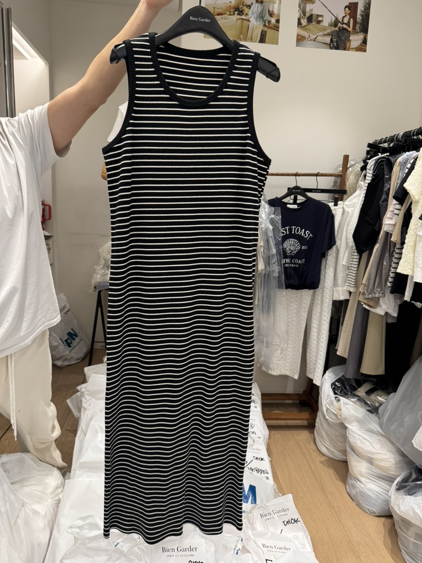 BIEN GARDER韓國代購女裝新品推薦職業25春夏休閑人氣連衣裙BIEN GARDER連衣裙