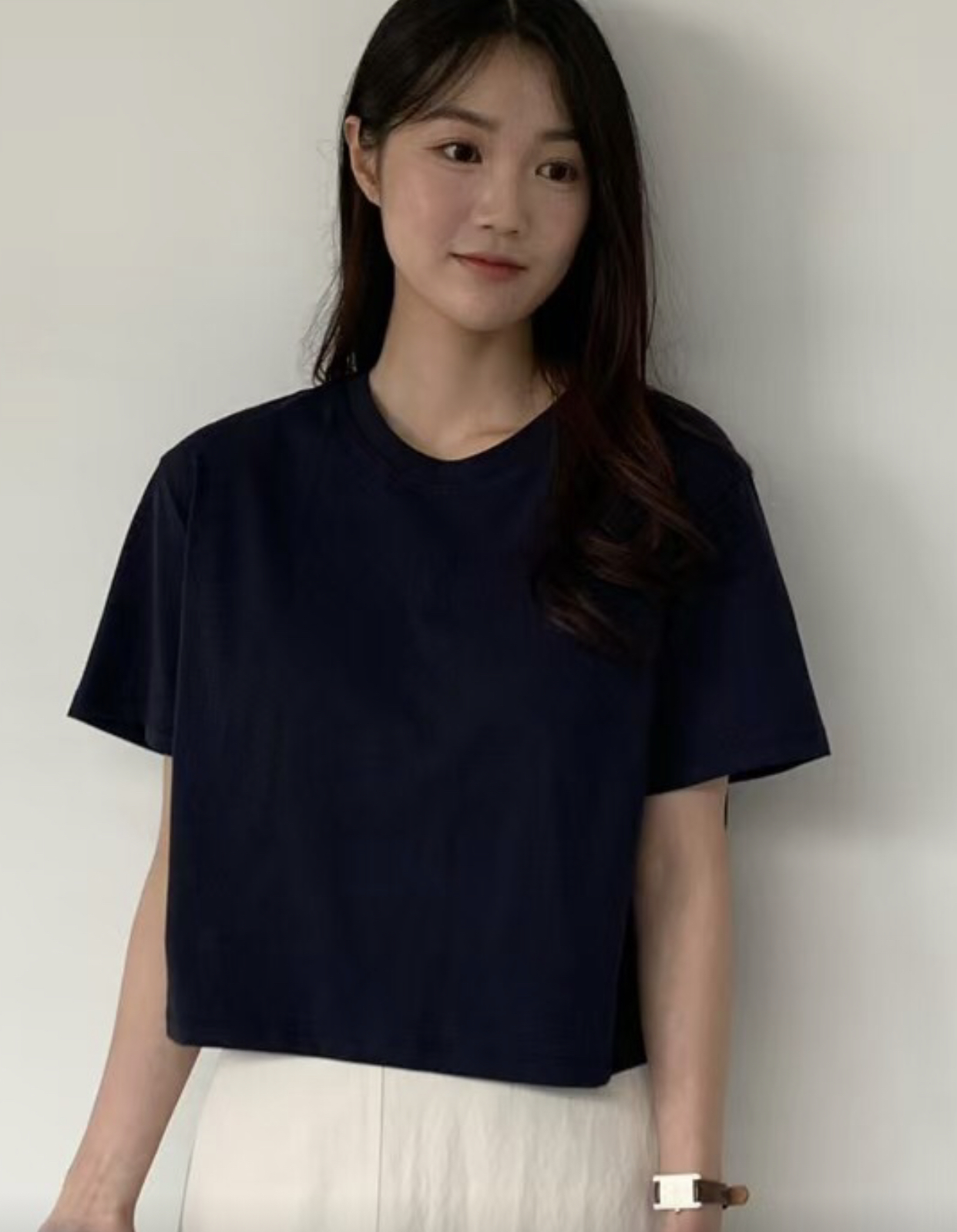 AMYGRACE韓國代購女裝新款時尚人氣熱賣25春夏真品職業休閑T恤AMYGRACET恤圖色4