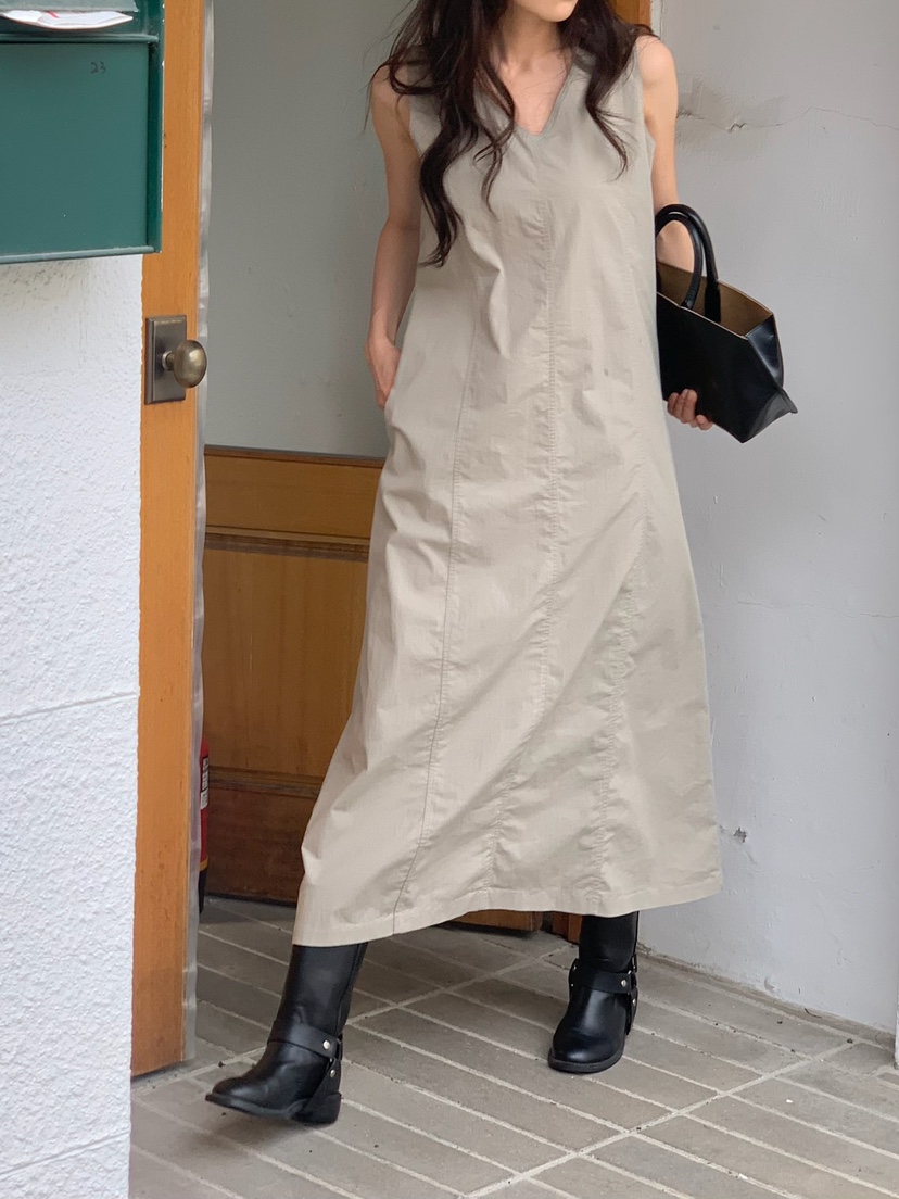 BLEECKER韓國代購女裝新品職業熱賣休閑真品25春夏時尚連衣裙BLEECKER連衣裙