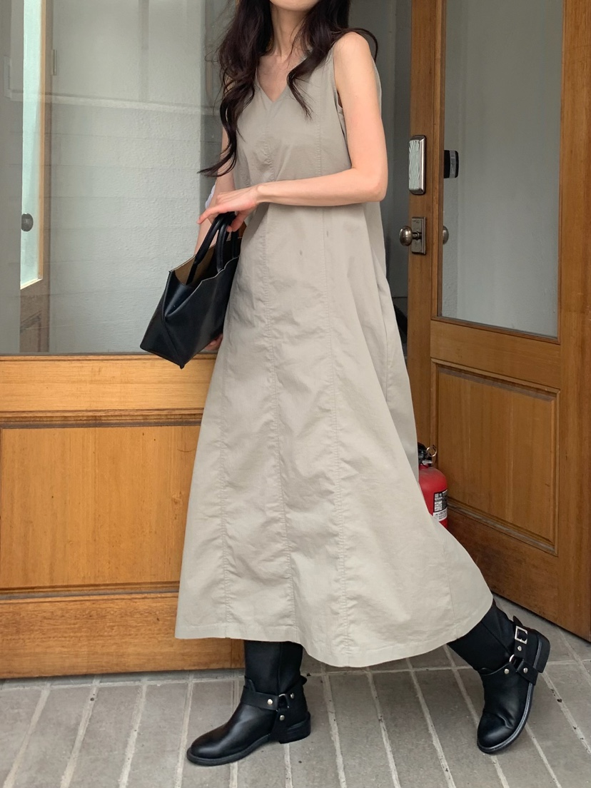 BLEECKER韓國代購女裝新品職業熱賣休閑真品25春夏時尚連衣裙BLEECKER連衣裙