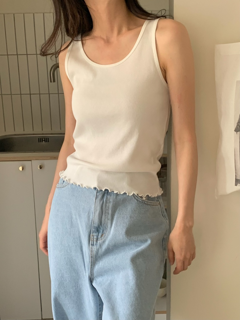 BLEECKER韓國代購女裝新品職業休閑人氣推薦25春夏吊帶背心BLEECKER吊帶/背心