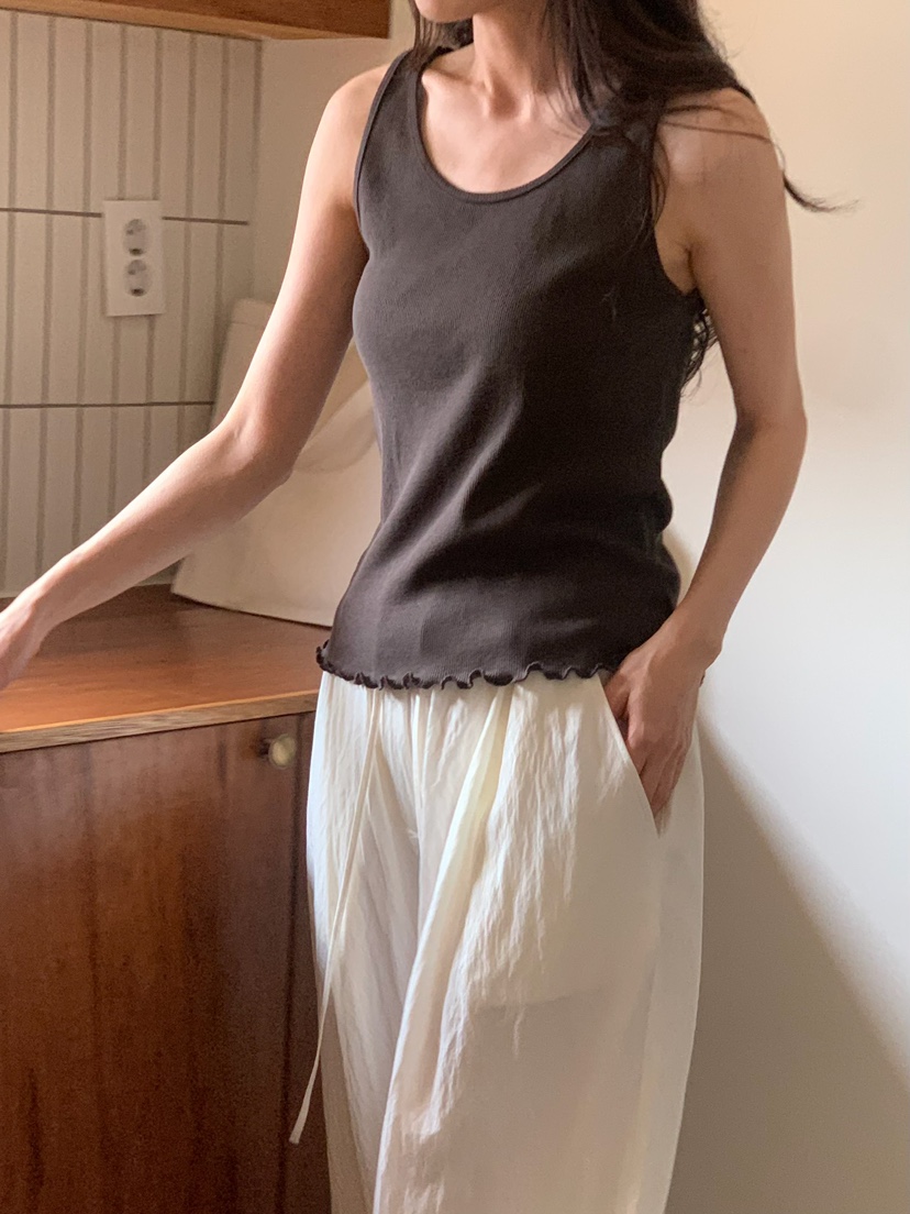 BLEECKER韓國代購女裝新品職業休閑人氣推薦25春夏吊帶背心BLEECKER吊帶/背心