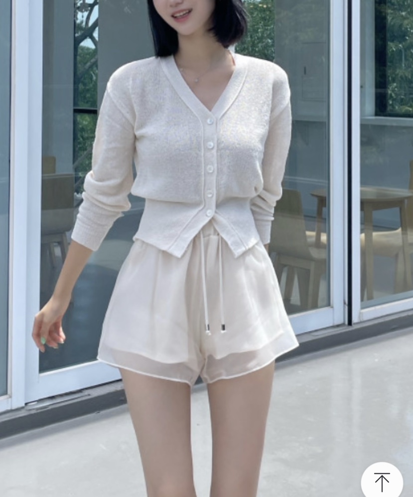 CLASSY-O東大門直郵女裝新款職業真品推薦時尚短褲歐根紗透視CLASSY-O短褲