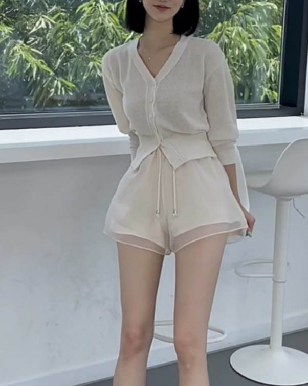 CLASSY-O東大門直郵女裝新款職業真品推薦時尚短褲歐根紗透視CLASSY-O短褲圖色2