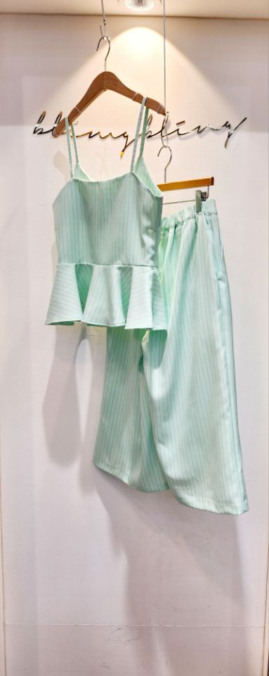 BLING BLING-S韓國代購女士新款推薦真品時尚25春夏休閑套裝BLING BLING-S套裝