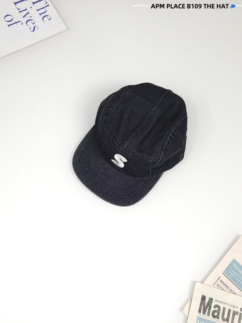 THE HAT-P東大門實拍女士新款真品休閑25春夏熱賣帽子刺繡THE HAT帽子圖色3