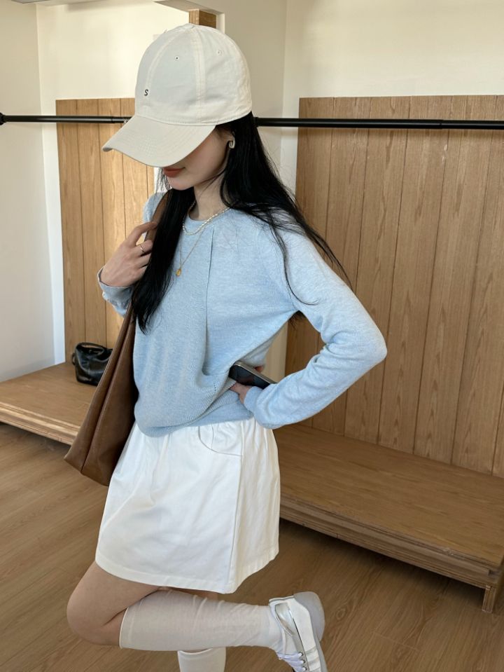 STAY HERE東大門直郵女士新品25春夏時尚熱賣推薦人氣短裙STAY HERE短裙