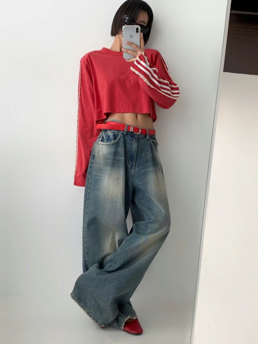 CELEB-셀럽-T東大門直郵女士新款真品休閑熱賣時尚長袖T恤CELEB-T長袖T恤