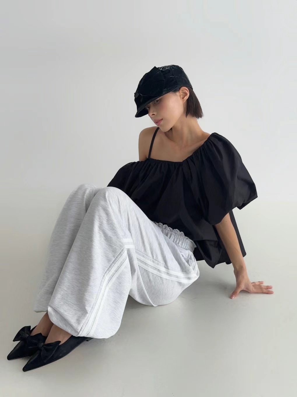 CELEB-셀럽-T韓國代購女裝新款25春夏人氣時尚職業休閑褲CELEB-T休閑褲