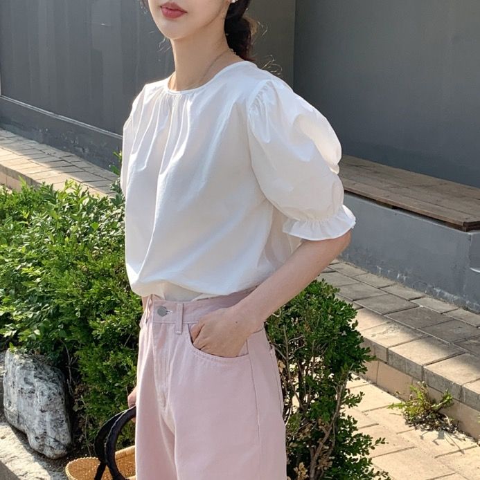 STAY HERE東大門直郵女士新品推薦25春夏熱賣職業襯衫蕾絲衫STAY HERE襯衫/蕾絲衫