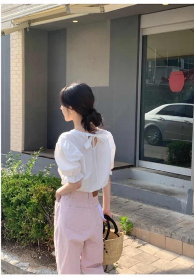 STAY HERE東大門直郵女士新品推薦25春夏熱賣職業襯衫蕾絲衫STAY HERE襯衫/蕾絲衫