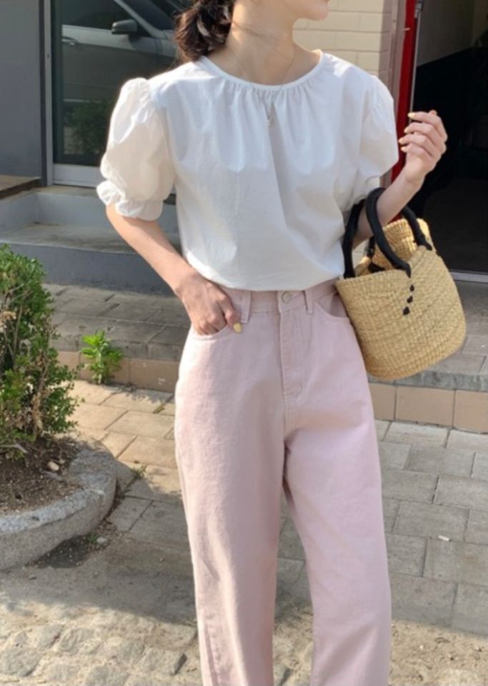 STAY HERE東大門直郵女士新品推薦25春夏熱賣職業襯衫蕾絲衫STAY HERE襯衫/蕾絲衫圖色2