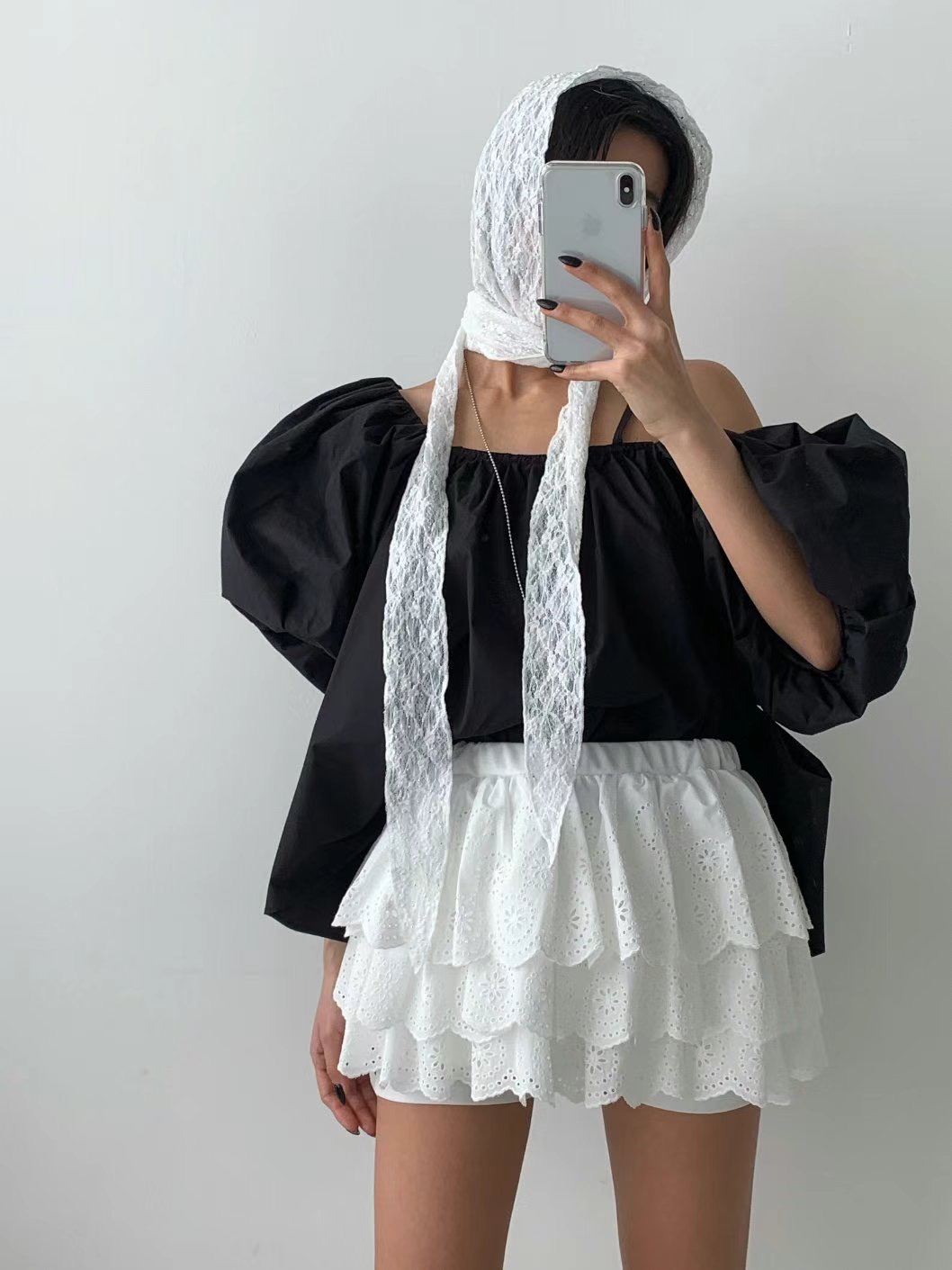 CELEB-셀럽-T韓國直郵女士新款熱賣推薦25春夏襯衫蕾絲衫CELEB-T襯衫/蕾絲衫圖色2