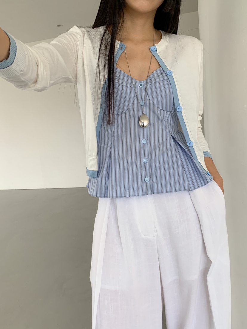 MARKE-P韓國㊣直郵東大門代購女裝新款人氣25春夏針織衫開衫MARKE-P針織衫