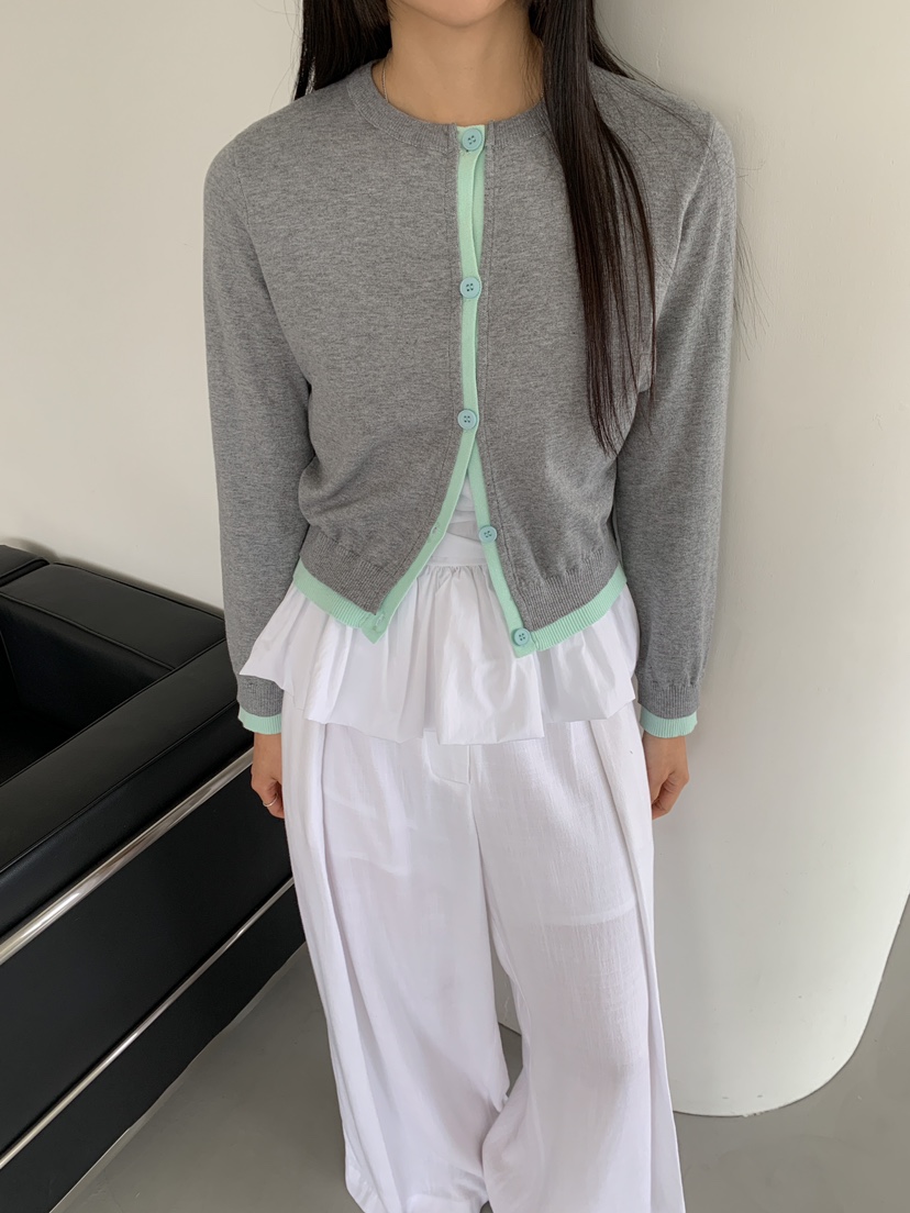 MARKE-P韓國㊣直郵東大門代購女裝新款人氣25春夏針織衫開衫MARKE-P針織衫