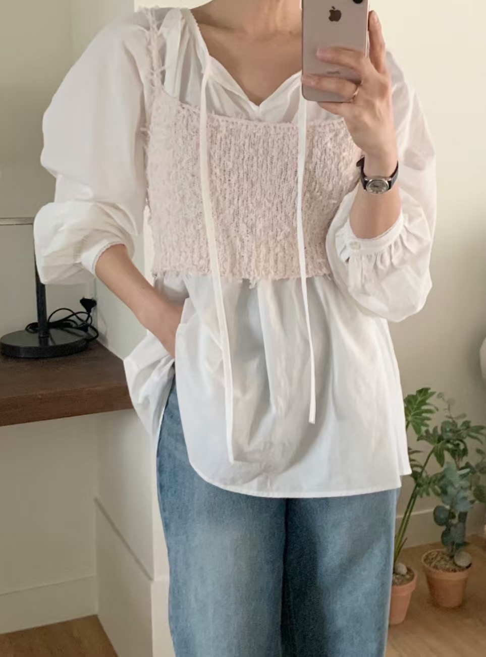 HAY KNOCK-헤이노크-OT韓國直郵㊣女裝新款25春夏吊帶背心緊身HAY KNOCK-헤이노크-OT吊帶/背心