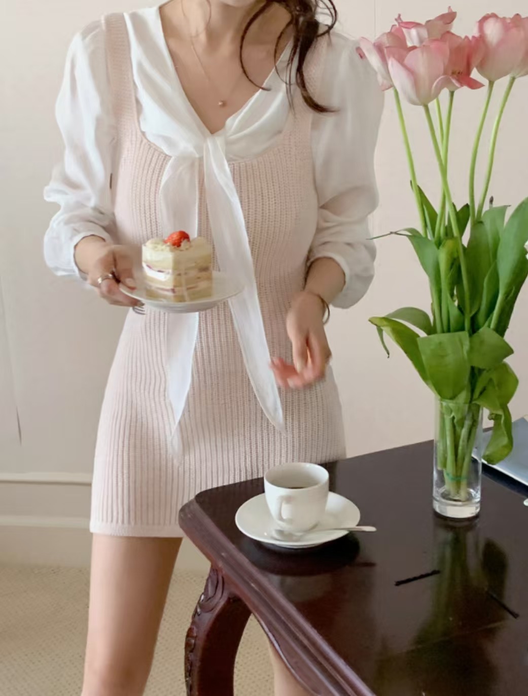 HAY KNOCK-헤이노크-OT韓國㊣直郵東大門代購女裝新品時尚連衣裙HAY KNOCK-헤이노크-OT連衣裙