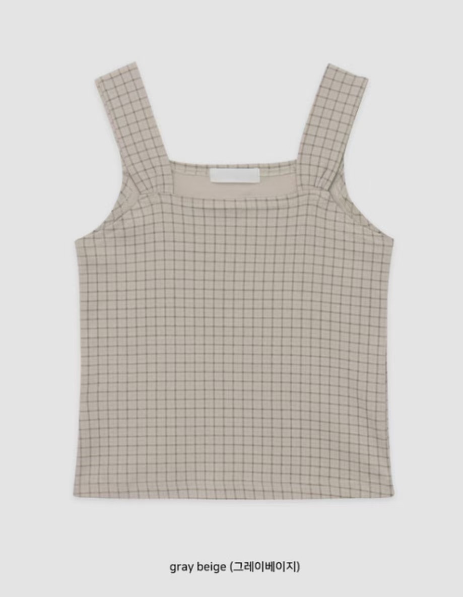 HAY KNOCK-헤이노크-OT直郵韓國代購㊣女裝新品25春夏吊帶背心HAY KNOCK-헤이노크-OT吊帶/背心