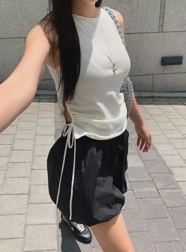 FEVER直郵韓國代購㊣女裝新品人氣推薦25春夏熱賣休閑吊帶背心FEVER吊帶/背心