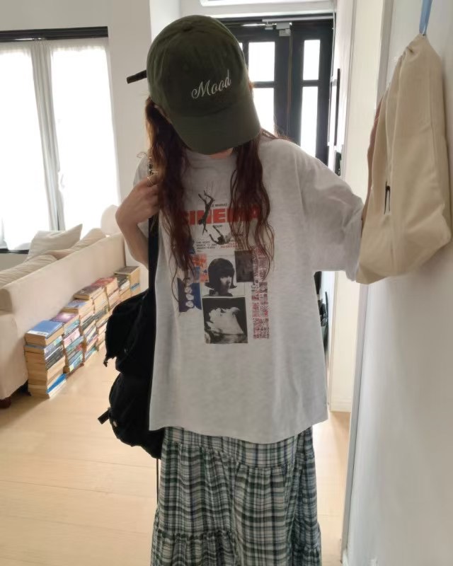 FEVER韓國直郵㊣女裝新款人氣熱賣推薦時尚休閑25春夏T恤FEVERT恤