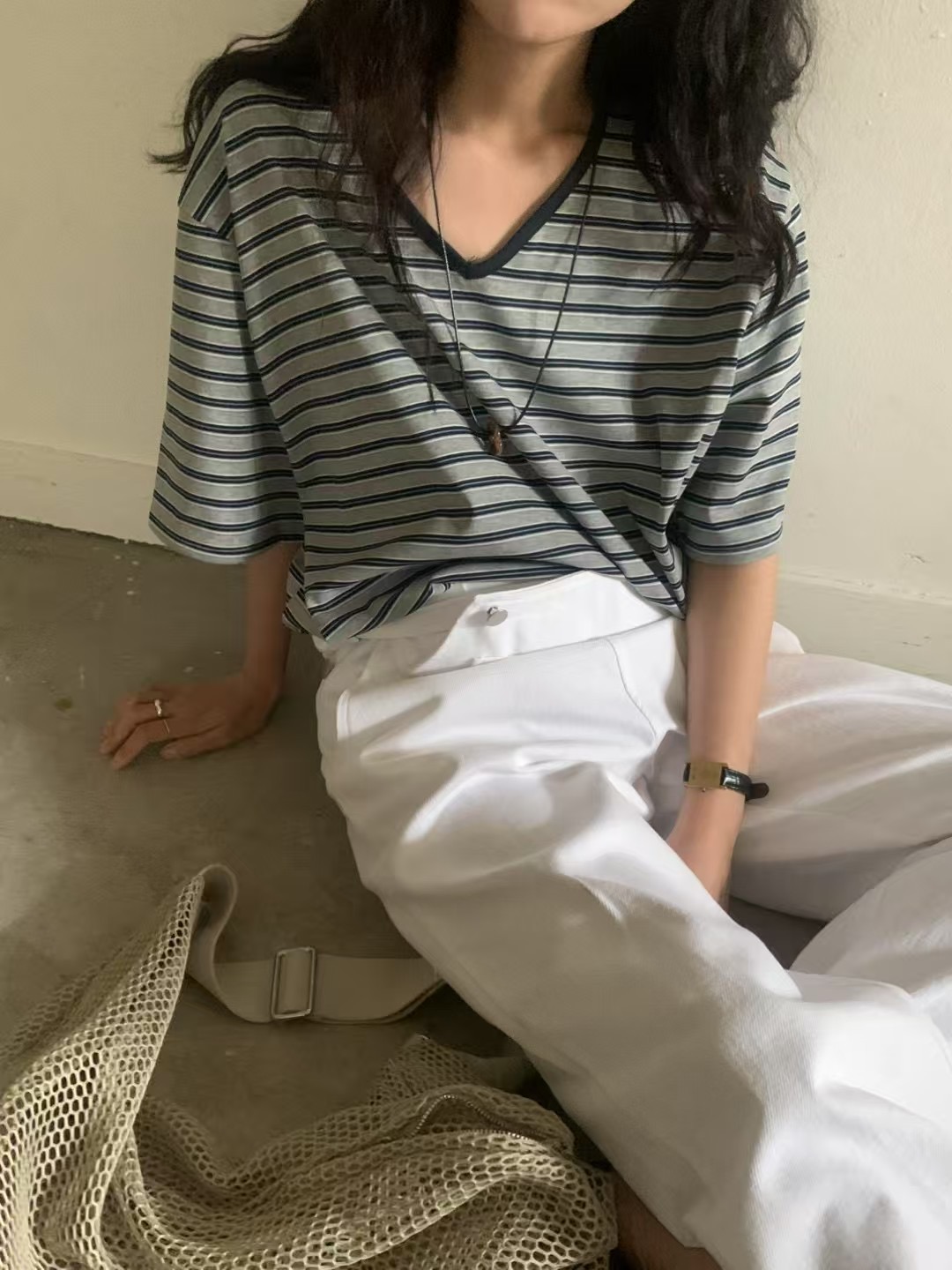 FEVER直郵韓國代購㊣女裝新品休閑推薦時尚人氣熱賣25春夏T恤FEVERT恤