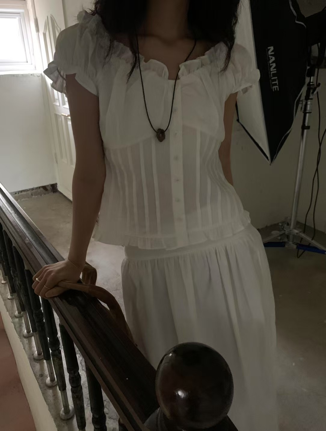 FEVER韓國直郵㊣女裝新款休閑熱賣25春夏人氣推薦襯衫蕾絲衫FEVER襯衫/蕾絲衫