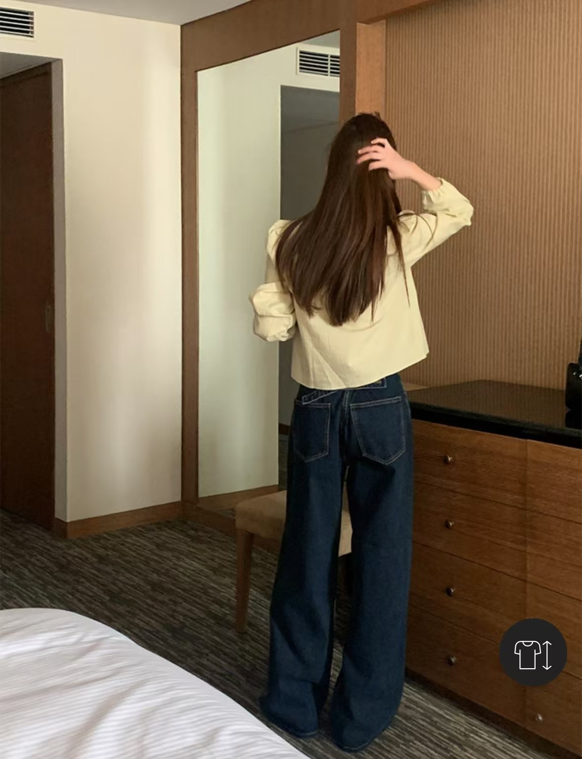 FEVER韓國㊣直郵東大門代購女裝新品熱賣休閑時尚襯衫蕾絲衫FEVER襯衫/蕾絲衫