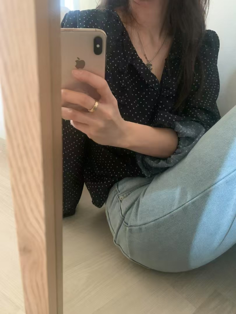 FEVER韓國直郵女裝新款休閑熱賣時尚真品職業25春夏襯衫蕾絲衫FEVER襯衫/蕾絲衫