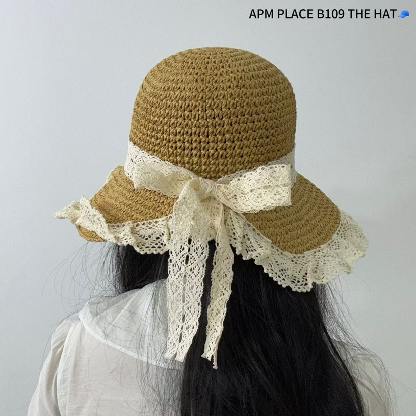 THE HAT-P東大門直郵女士新款真品熱賣25春夏職業帽子蕾絲THE HAT帽子