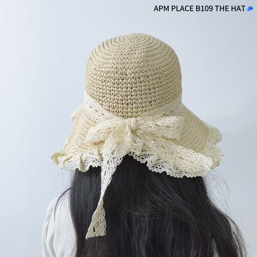 THE HAT-P東大門直郵女士新款真品熱賣25春夏職業帽子蕾絲THE HAT帽子