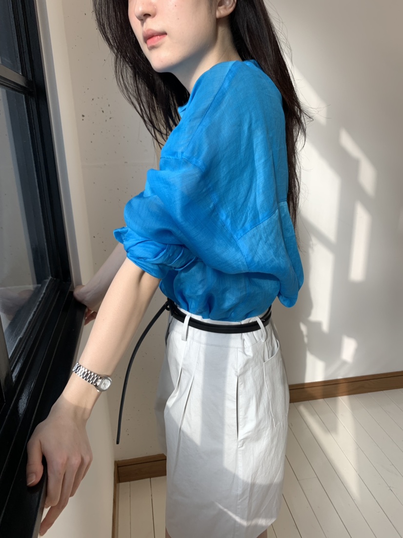 SPREAD韓國代購女士新款真品推薦職業人氣熱賣襯衫蕾絲衫亞麻SPREAD襯衫/蕾絲衫
