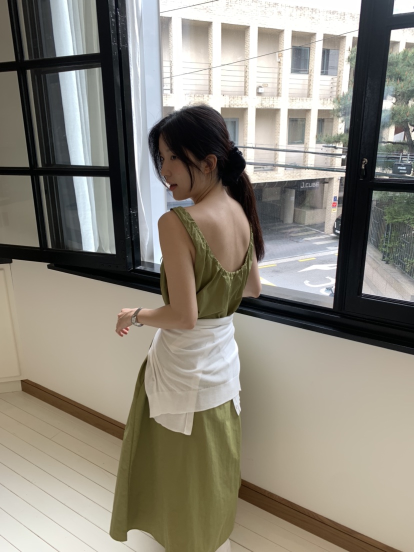 SPREAD東大門實拍女裝新品25春夏休閑職業時尚真品人氣連衣裙SPREAD連衣裙
