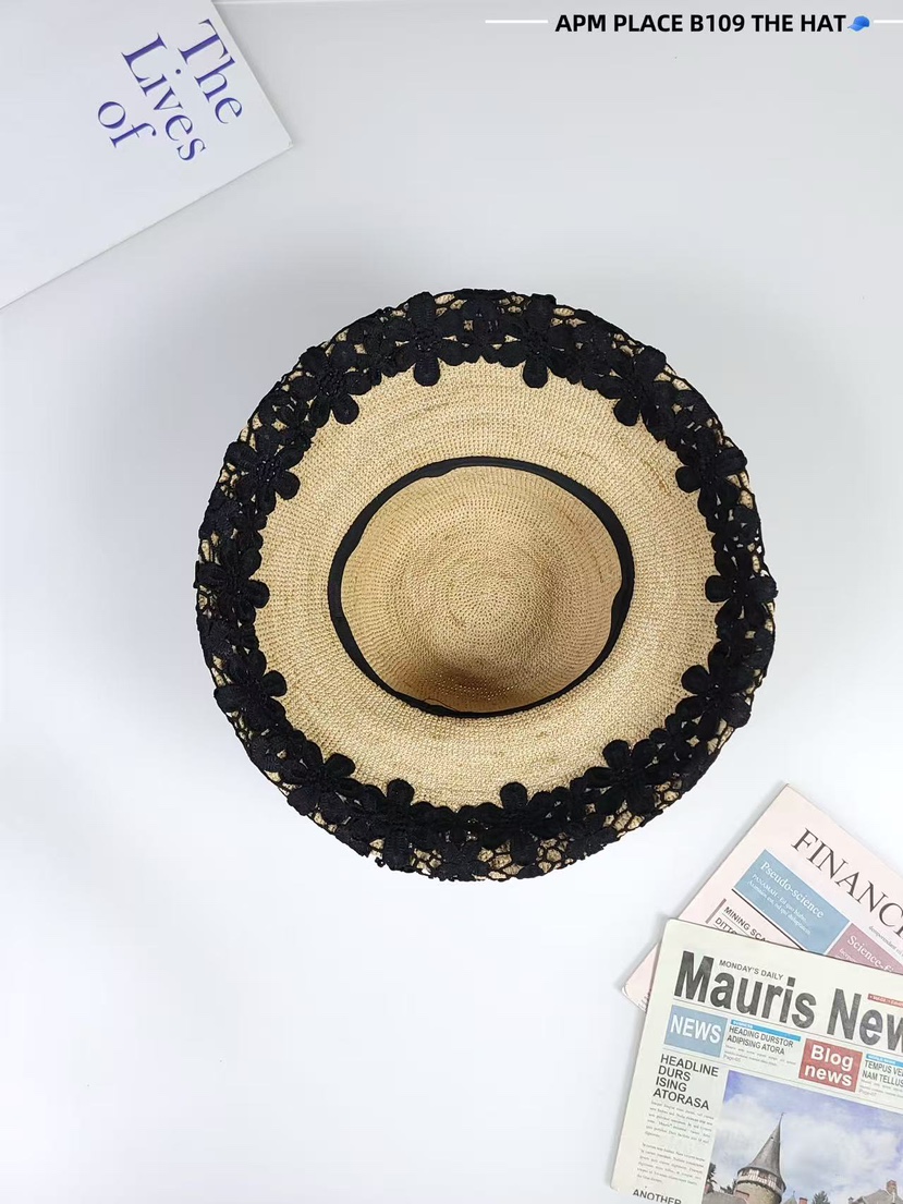 THE HAT-P東大門直郵女裝新品推薦熱賣25春夏時尚帽子蕾絲THE HAT帽子