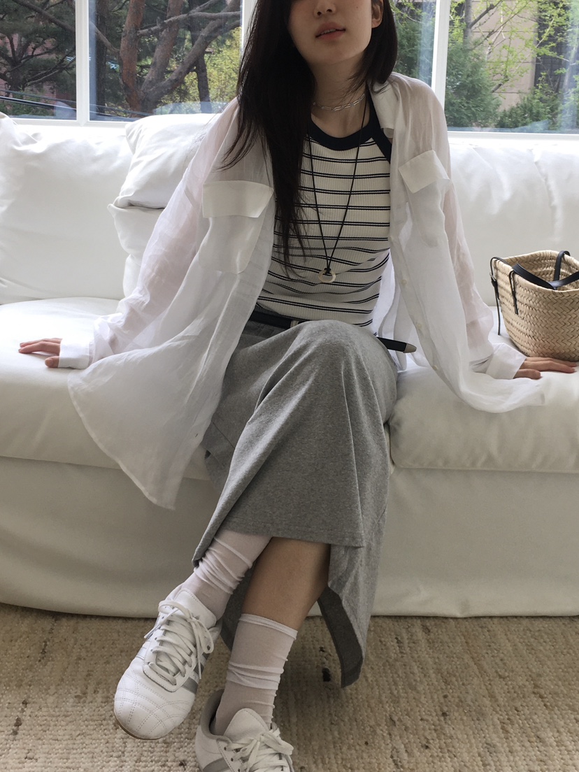 SPREAD韓國代購女裝新款25春夏推薦職業時尚熱賣真品休閑長裙SPREAD長裙