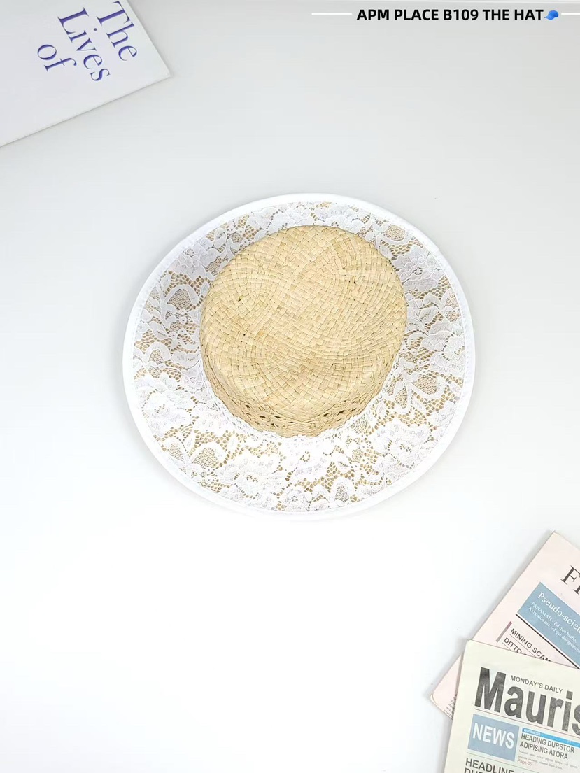 THE HAT-P東大門實拍女裝新款熱賣真品人氣25春夏帽子蕾絲THE HAT帽子