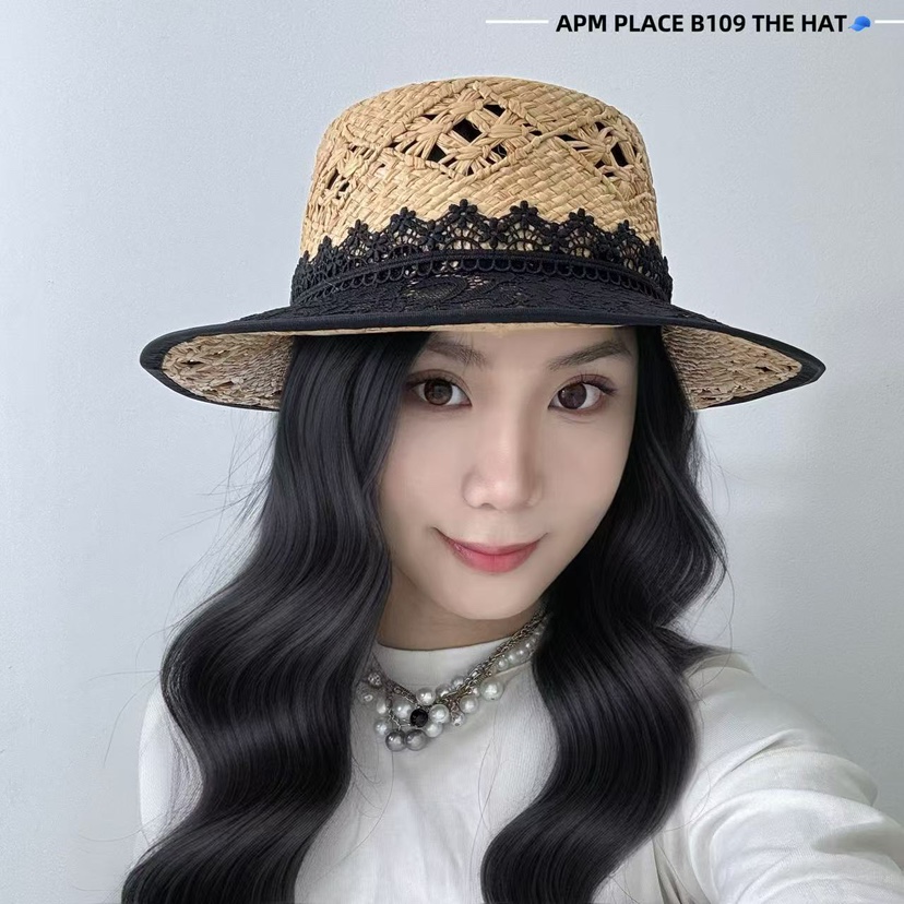 THE HAT-P東大門實拍女裝新款熱賣真品人氣25春夏帽子蕾絲THE HAT帽子