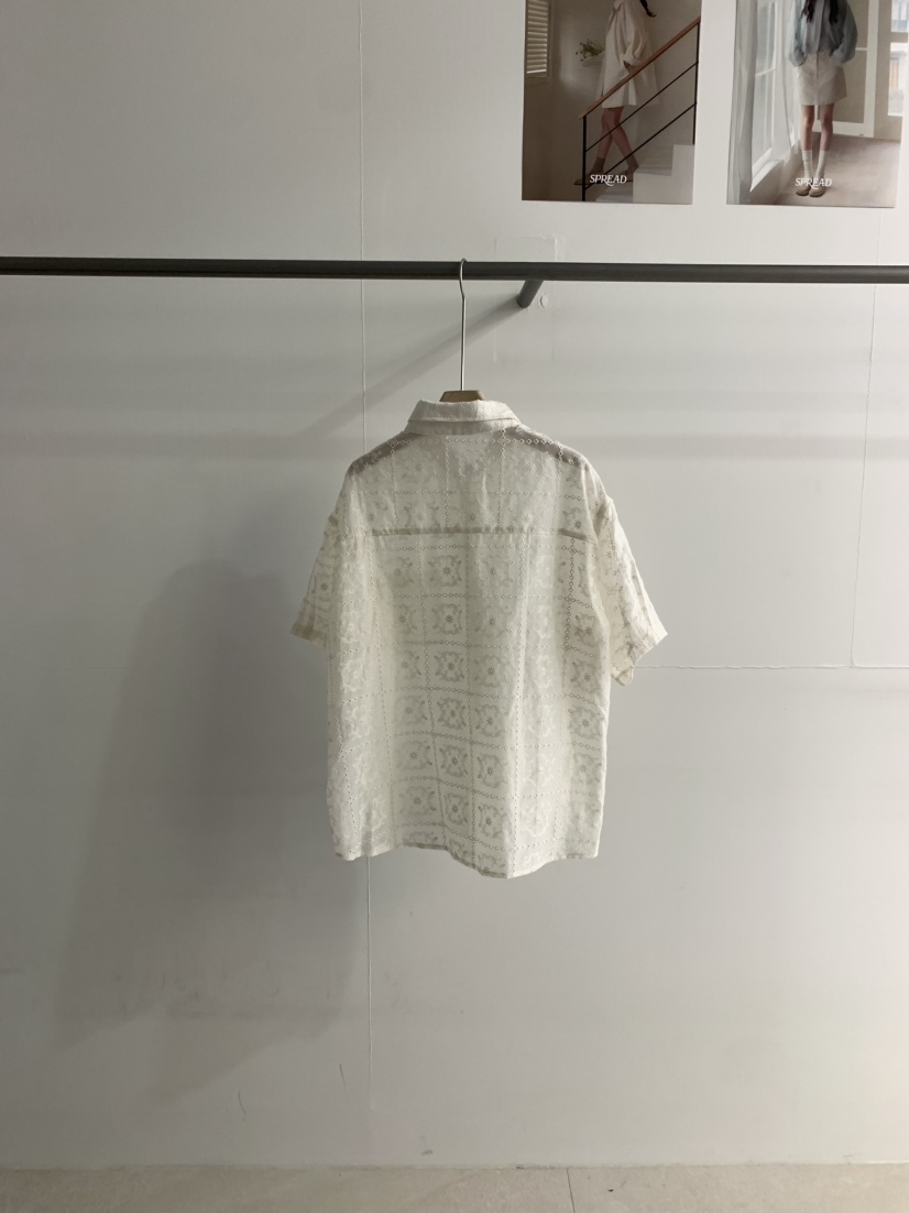 SPREAD東大門實拍女裝新款真品熱賣時尚25春夏職業襯衫蕾絲衫SPREAD襯衫/蕾絲衫