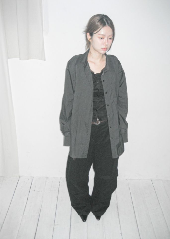 LIVE FOREVER韓國直郵女士新品25春夏熱賣職業人氣襯衫蕾絲衫LIVE FOR_EVER襯衫/蕾絲衫圖色2